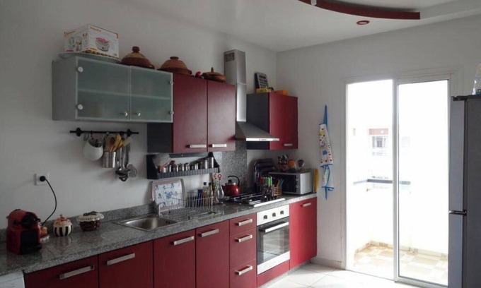 El Mansouria Apartment | Appartement vue Mer, Plage Privee a Trois Minutes
