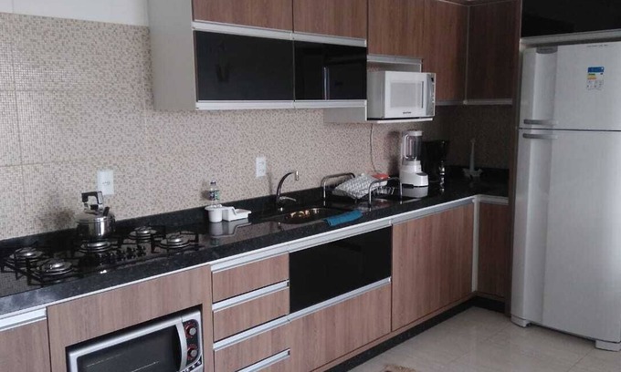 Garopaba Apartment | Apt 3 new bedroom with terrace (Centro) Praia de Garopaba / SC