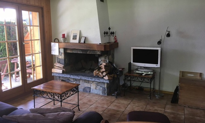 Chesieres Apartment | Apt. Garden & breathtaking views of the Alps