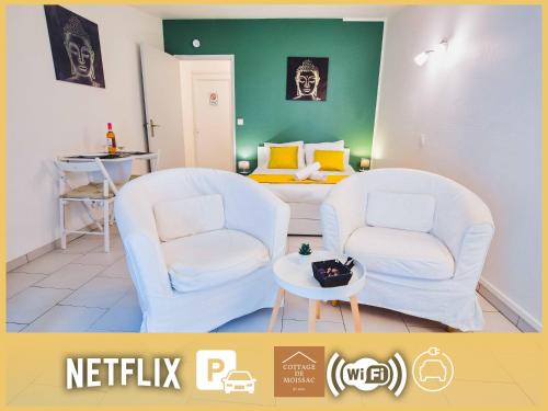 Moissac Apartment | Apt T1 Cosy et ambiance Zen "Cottage de Moissac"