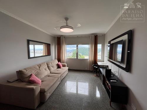 Porchat Island House | Apto 1 quarto 1vg, paraíso vista panorâmica ao mar
