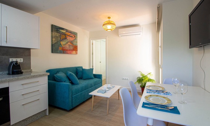 Caleta de Velez Apartment | Apto. Barbacana. Tranquilidad en Costa del Sol