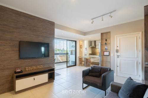 Ponta das Canas Apartment | Apto c/varanda gourmet a 300m da Praia CMS0202