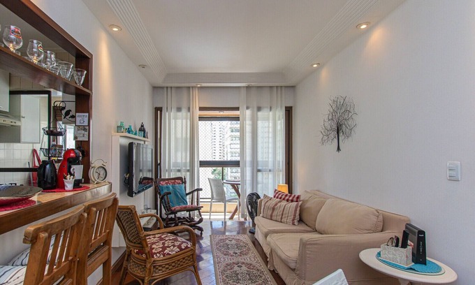 Brooklin Paulista Apartment | Apto com ótima localização e Wi-Fi no Brooklin/SP