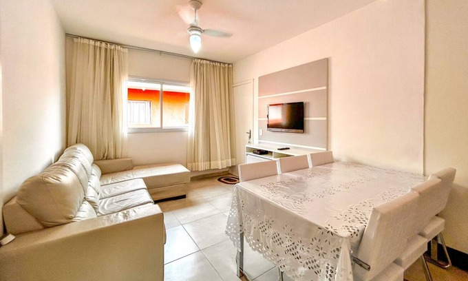 Jardim Paulista Apartment | Apto com WiFi a 3 min de carro da Praia da Enseada