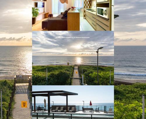 Barra Velha Apartment | Apto completo com VISTA MAR em CONDOMINIO RESORT FRENTE MAR em Barra Velha 2 quartos AR CONDICIONADO CHURRASQUEIRA privativa Cozinha Completa PISCINA vaga de Garagem - VIL3