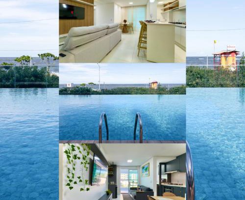 Itacolomi Apartment | Apto Pé na Areia Condomínio Resort Completo com Piscina borda Infinita, Beach Tennis, Academia, Sala de Jogos, Brinquedoteca, Playground e Portaria 24H 2 Quartos com Ar-Condicionado, Churrasqueira Privativa Reserve Agora e Viva essa Experiência