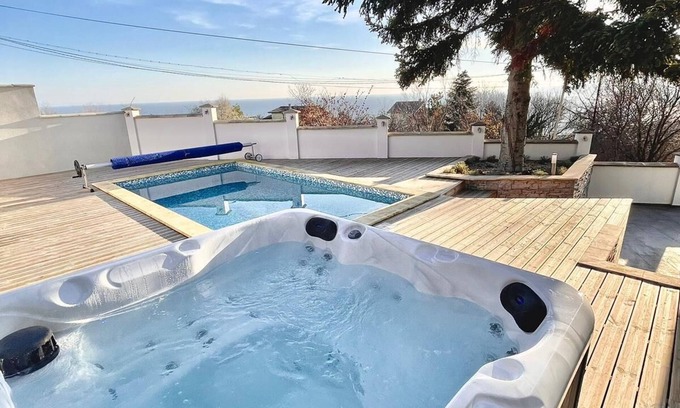 Osenovo House | Aquamarine house,lovely sea view, private pool,jacuzzi