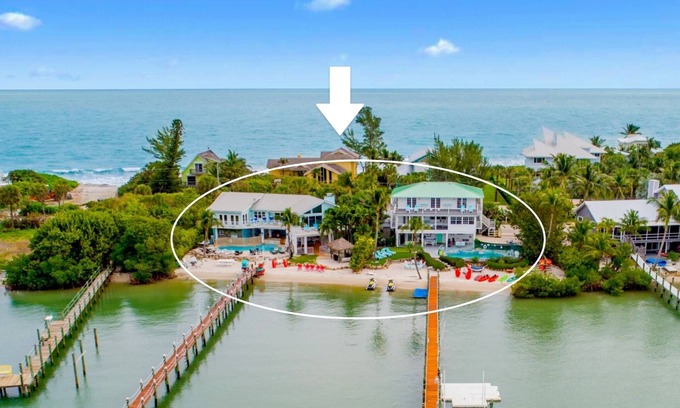 Stuart House | Aquarius Resort: 2 Side-by-side beach houses! 2 pools, 2 spas, 2 docks, & more!