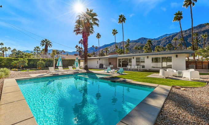 Tahquitz River Estates House | Aquatini Mid-Century Modern Luxury Retreat - Last Minute Specials!