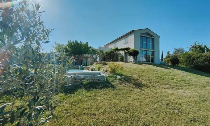 Chateauneuf-Val-Saint-Donat House | Architect-designed house with swimming pool and incredible view!