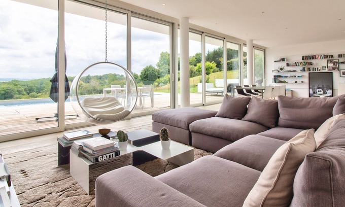 Salies-de-Bearn Villa | Architect-designed villa - swimming pool in Béarn