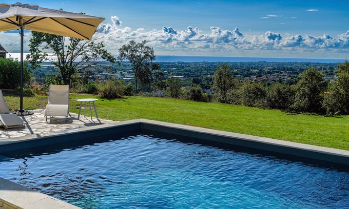 Castellare-di-Casinca House | Architect-designed house with swimming pool, nestled in the heart of the Casinca scrubland,