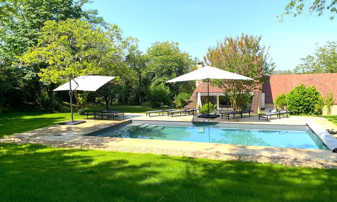 Siorac-en-Perigord House | Architect house with private pool and garden, and AC