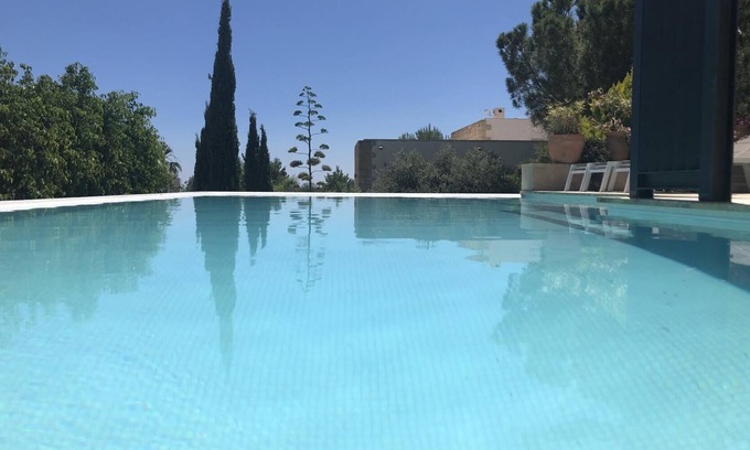 Busot Villa | Architect villa with magnificent views, underfloor heating & heated pool