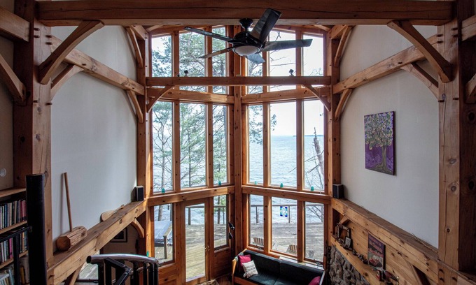Town of Chesterfield House | Architects Dream Home Overlooking Picturesque Lake Champlain