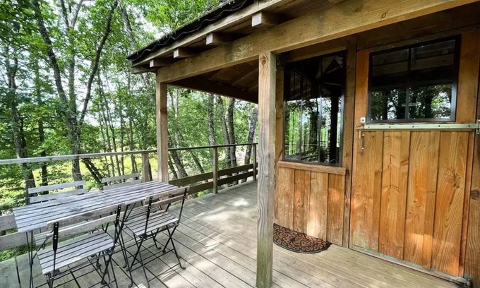 Estipouy House | Area of Escapa * - Family perched cabin with Jacuzzi in the woods 6 people