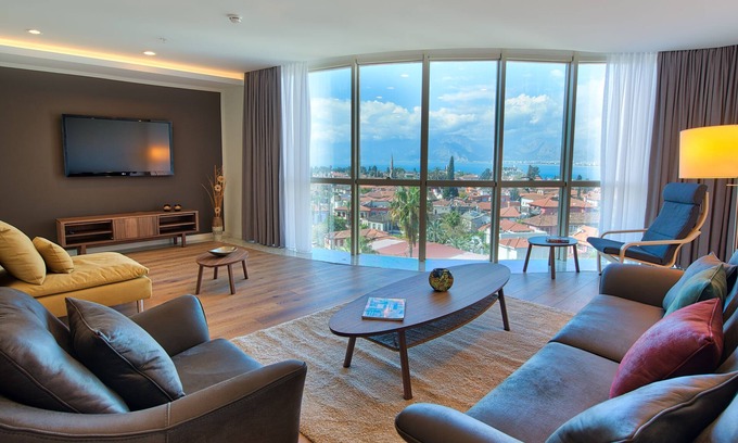 Konyaalti Apartment | ARKK HOMES 5,6,7,8 / 2 BEDROOM APARTMENT WITH SEA VIEW Max. 5 people capacity.