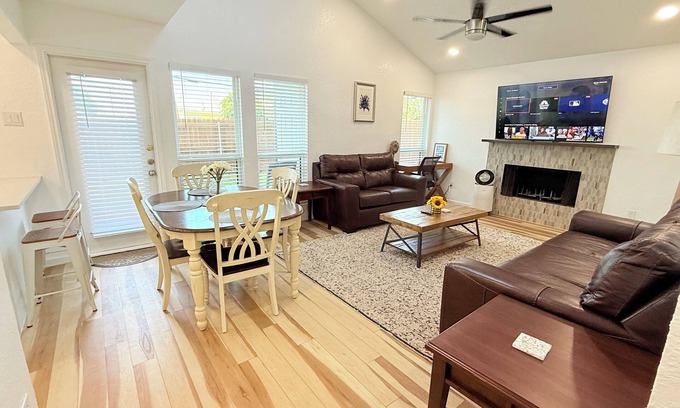 West Arlington House | Arlington Entertainment District Home - Blue Door