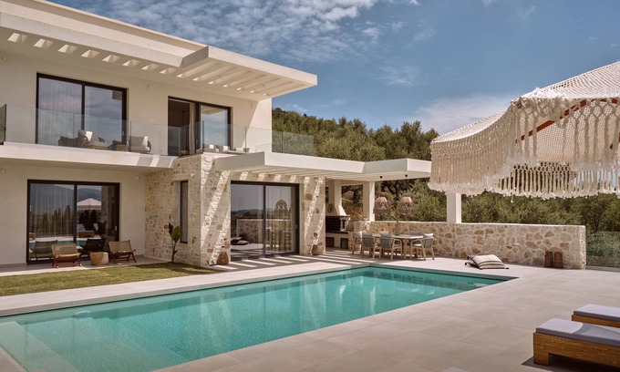 Neromilos Villa | Armela Villa, with Pool & Captivating Views