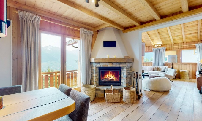Heremence Ski Chalet | Arnold LUXE & COSY chalet 12 personnes Les Masses