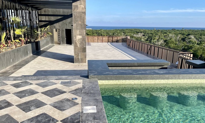 Playa Paraiso Apartment | AROVA APARTMENTS TULUM - LUXURY APARTMENT - JUNGLE VIEW