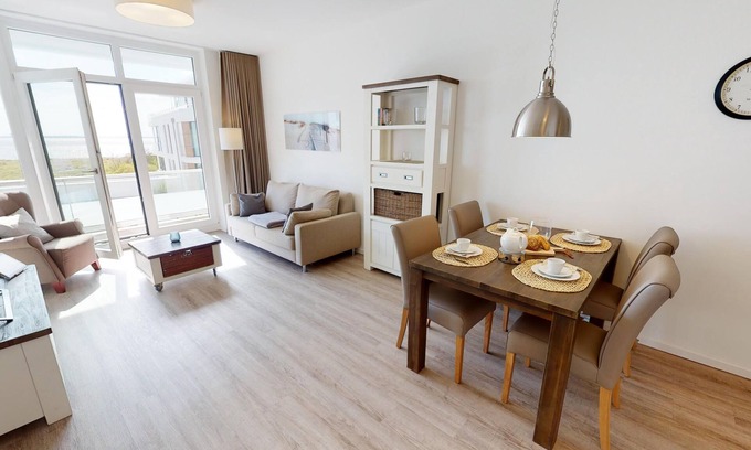 Pelzerhaken Apartment | Arrive and feel good - your Baltic Sea apartment C-07 for 4 people + dog with sea view.