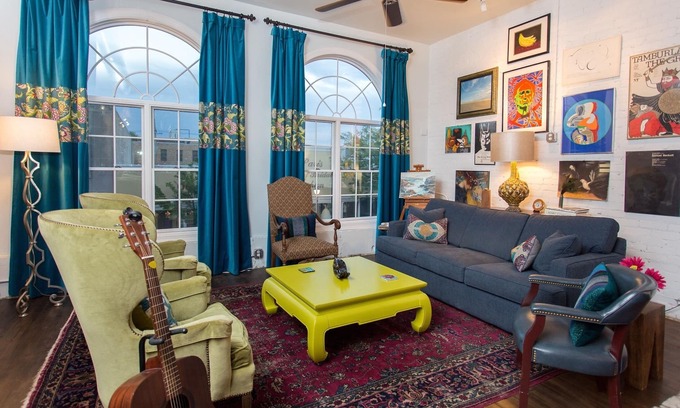 Michigan City House | Artistic Loft close to Lake Michigan beaches, craft breweries & outlet shopping