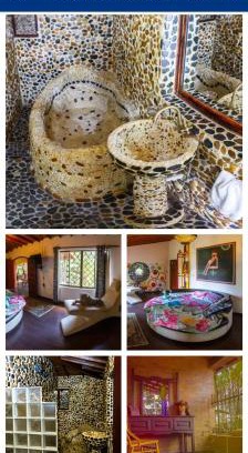 La Estrella Villa | Artsy lush villa with jungle garden in the city