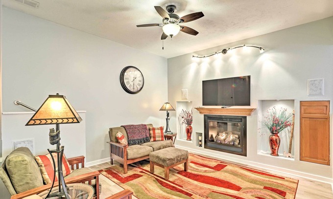 Asheville Apartment | Asheville Mountain Getaway w/Patio & Koi Pond!