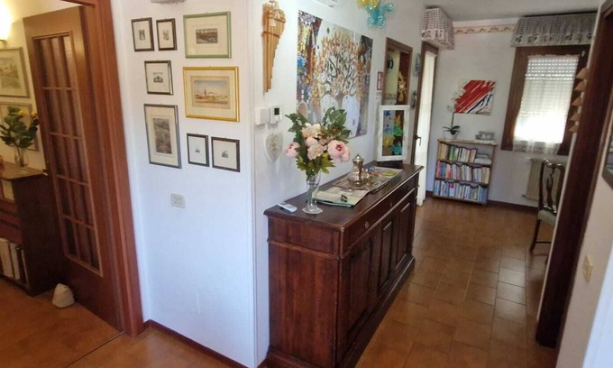 Pistoia Apartment | At Riki's cozy 100sqm Apartment overlooking the Tuscan hills.