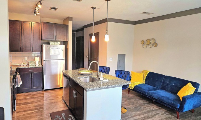 Melrose Apartment | At Serene Blue Velvet Studio, everything you need is within walking distance.