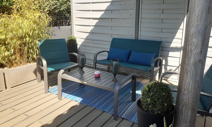 Greoux-les-Bains House | At the foot of the Verdon T2 35m2 Maisonette - Air-conditioned - Terrace 25m2 - 3* Private parking lot