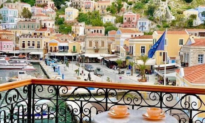 Symi Apartment | Athenas - Neoclassic Harbour View