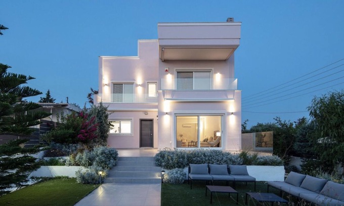 Saronikos Villa | ATHENS RIVIERA GRAND PANORAMIC VILLAS I&II LAGONISSI/PEACEFUL/VIEW SEA SUNSET
