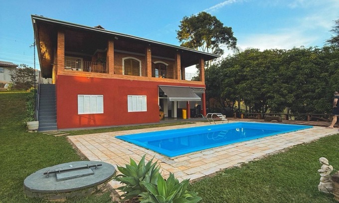 Chacaras Fernao Dias House | Atibaia Farm on the border of Bragança Paulista, 5 bedrooms, swimming pool, pets welcome!