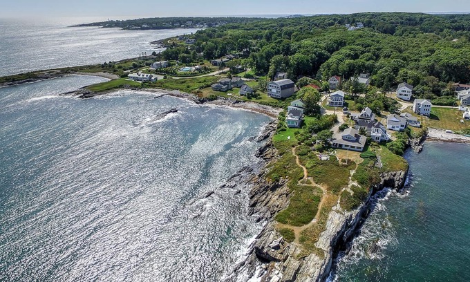 Pond Cove House | Atlantic Ocean Views, Private Beach. Newly Built Home Close To Portland, Maine!
