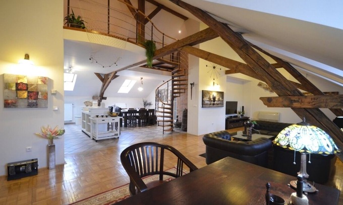 Josefov Apartment | Attic Hastalska - Old Town Square - Grand Luxury Apartments