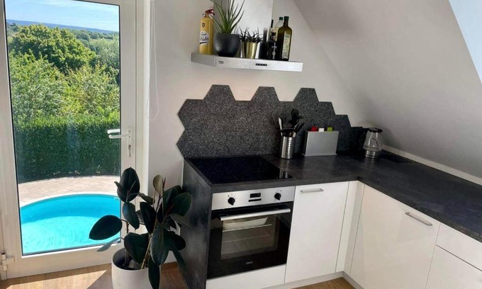 Baelen Apartment | Au cœur de l'Ardenne Bleue - Studio avec piscine
