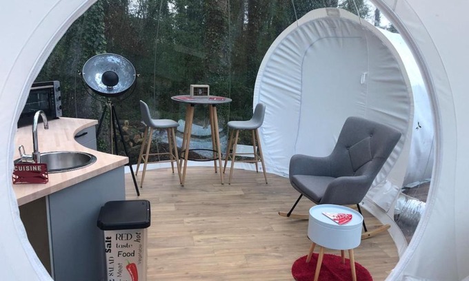 Lindry House | Au Calme Absolu chez Nicolas Maison bulle au calme