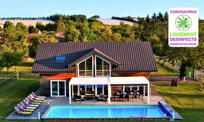 Chavanges Villa | Au detour du Der is a new wooden house in Chavanges centre 10 min from Lake Der