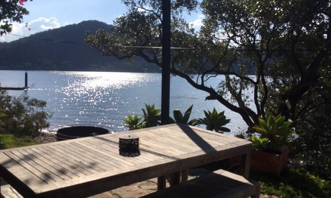 Milsons Passage Cottage | waterfront . MACKYS . outdoor firepit HAWKESBURY RIVER stunning views