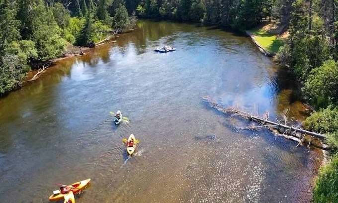 Mio Cottage | Au Sable River Cottage 3 bedroom w/indoor fireplace