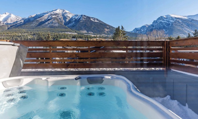 Teepee Town House | Aurora Lights - Luxe Townhouse Private Hot Tub