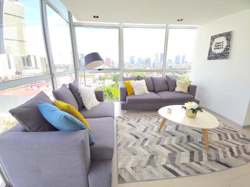 Anahuac Apartment | Aurora MaiaHome-2BD Amazing view in Polanco -Pool Gym SPA