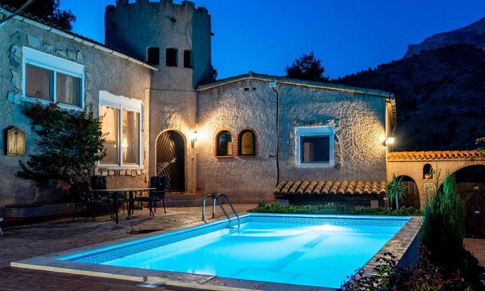 Jijona Villa | Authentic Spanish villa with private pool + panoramic views of mountains and sea