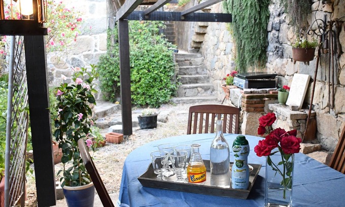 Olmeto House | Authentic Stone House, Sea and Mountain Views, near Propriano, Private Garden