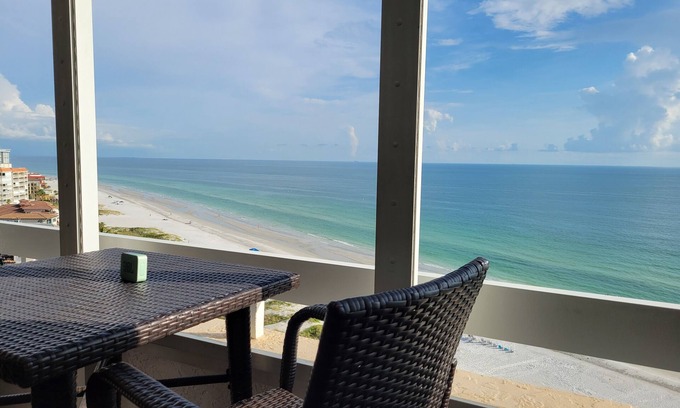 Redington Shores Condo | Available March 2026 - Luxury high rise on the beach! Updated & newly furnished