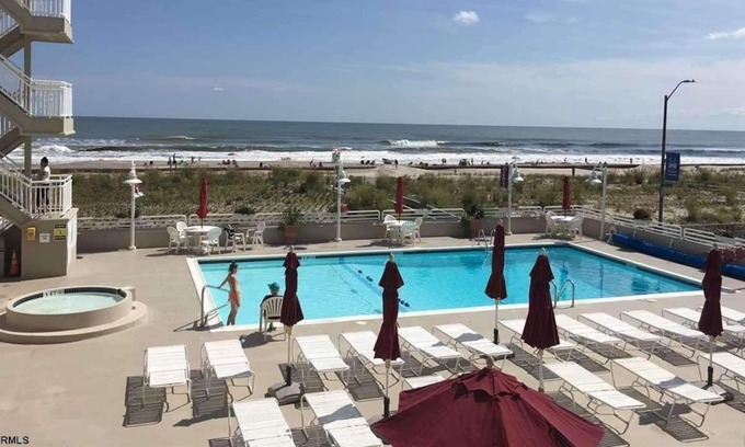 Ventnor City Condo | Available October 10, 2022 until May 24, 2023. Direct Ocean View beachfront.