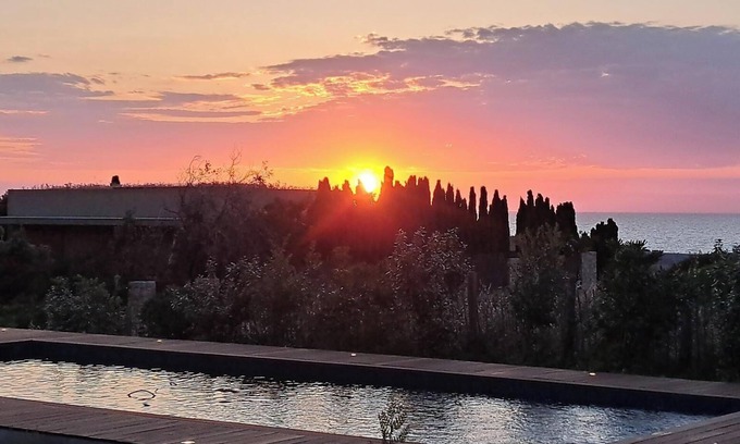 Marine de Davia House | Available September! Superb New Villa 2025 Sea View, Swimming Pool, Walking distance to beaches